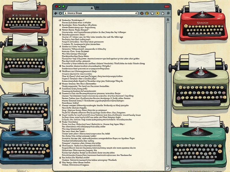 A screenshot of an online forum for vintage typewriter collectors, showing a lively discussion thread with members sharing photos and tips. The interface features a clean, user-friendly design with colorful icons and a mix of text and images. The sense of community and enthusiasm is palpable, reflecting the passion of the members.